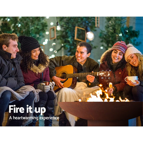 Grillz Outdoor Fire Pit Vintage Pits 80CM