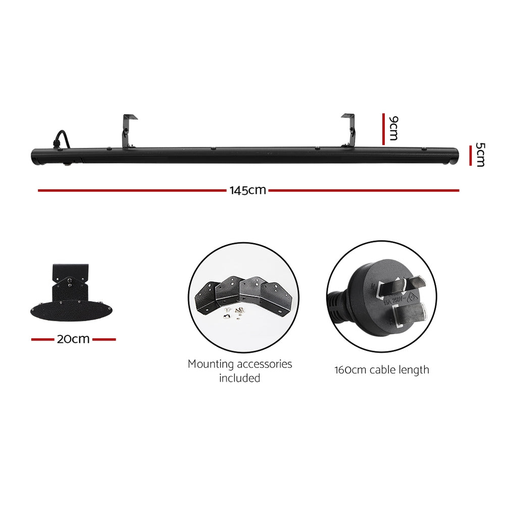Devanti Electric Infrared Radiant Strip Heater 2400W